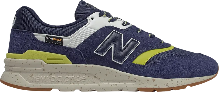 New Balance 997H 'Pigment Sulpher Yellow' sneakers, blue