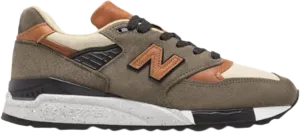 New Balance 998 Made in USA 'Military Green' sneakers, brown