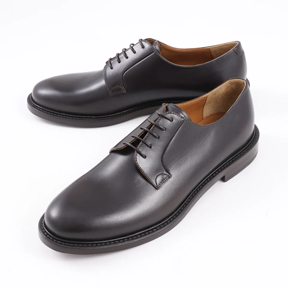 Peserico Calfskin Derby with Leather Sole