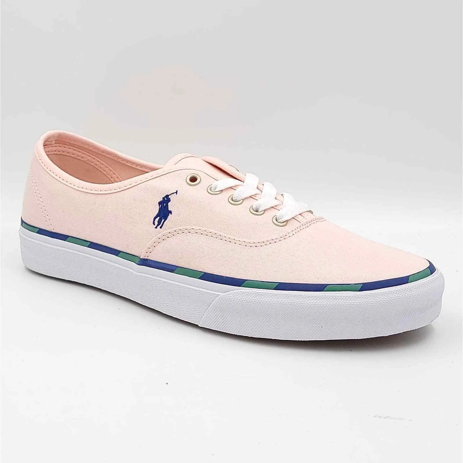 POLO -  Keaton Leather-Trim Canvas Sneakers