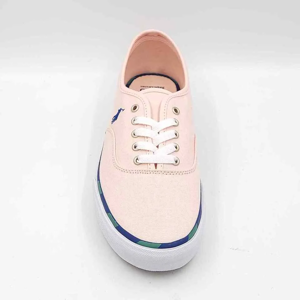 POLO -  Keaton Leather-Trim Canvas Sneakers