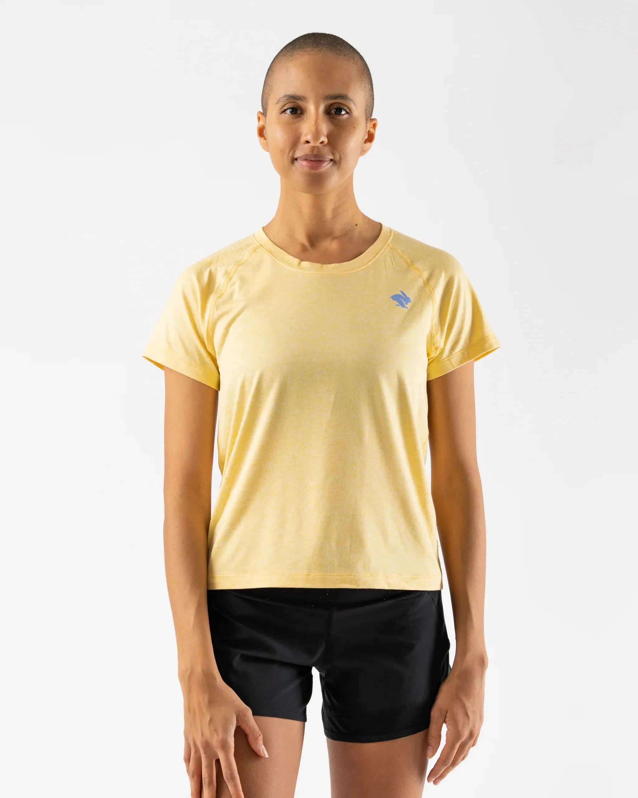 rabbit | EZ Tee Cropped | Women's | Snapdragon Heather