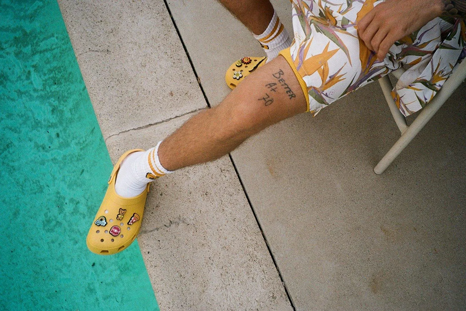 Rare Limited Edition Crocs X Justin Bieber with Drew - Classic Clog!