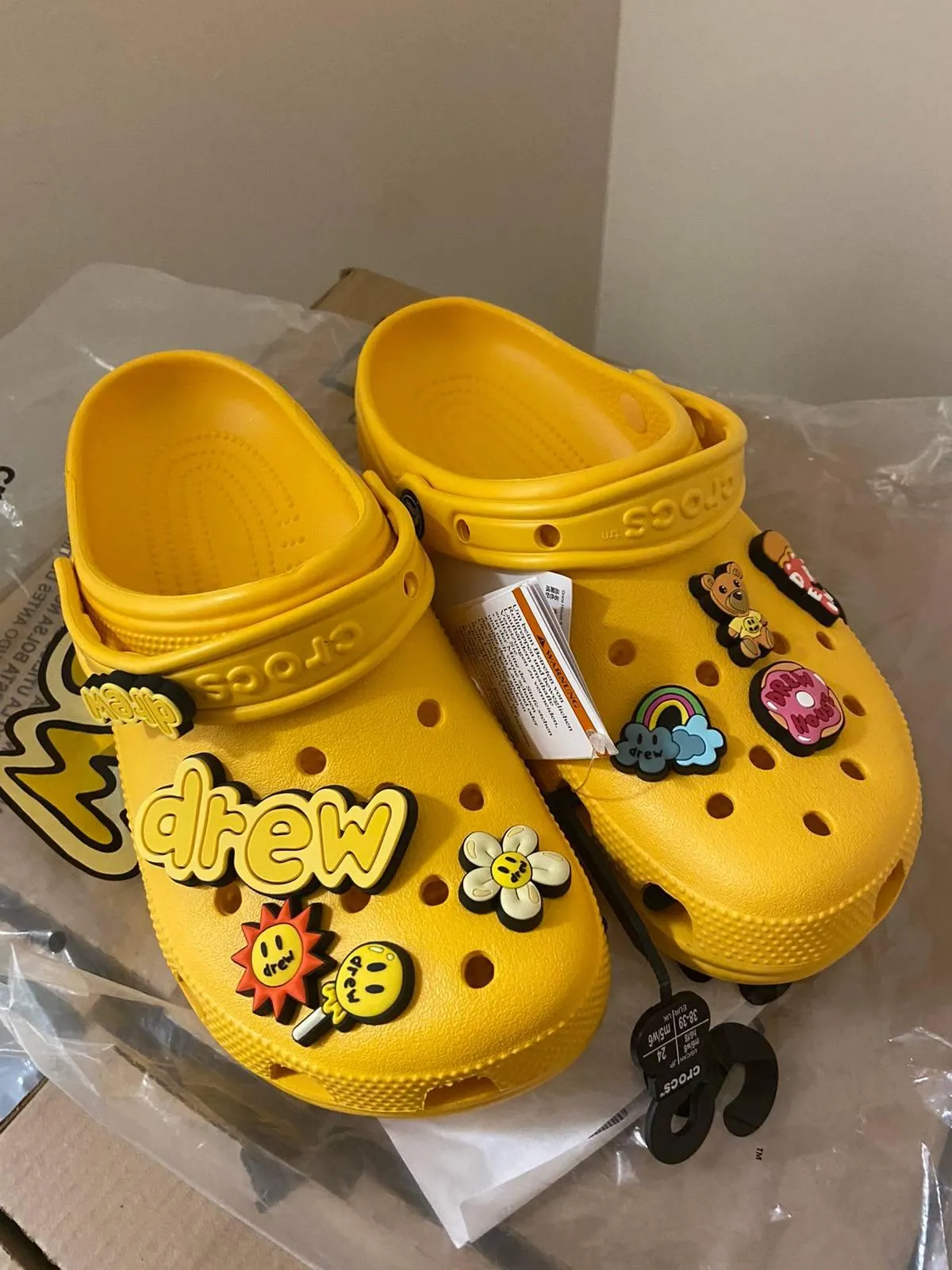 Rare Limited Edition Crocs X Justin Bieber with Drew - Classic Clog!