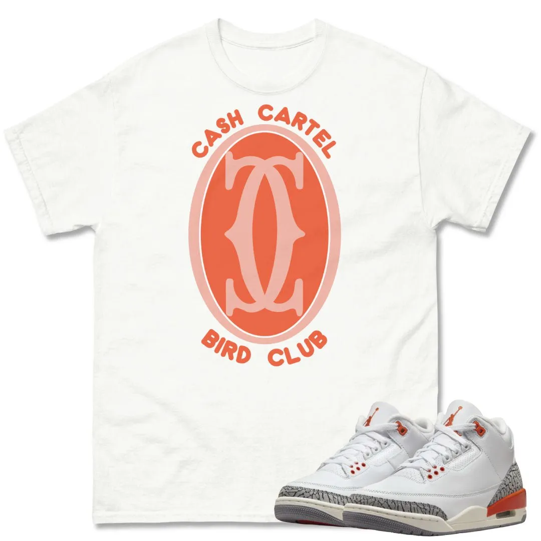 Retro 3 "Georgia Peach" Cash Cartel Shirt