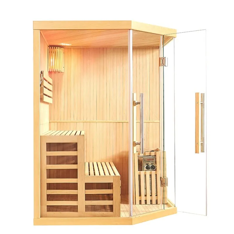 Sauna Hammam FINNISH CORNER SAUNA NORDICA® VAPEUR V34 (3-4 PLACES) - 150 X 150 X H.200 - MK51561883