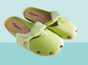 SIDE BOW CROCS - GREEN