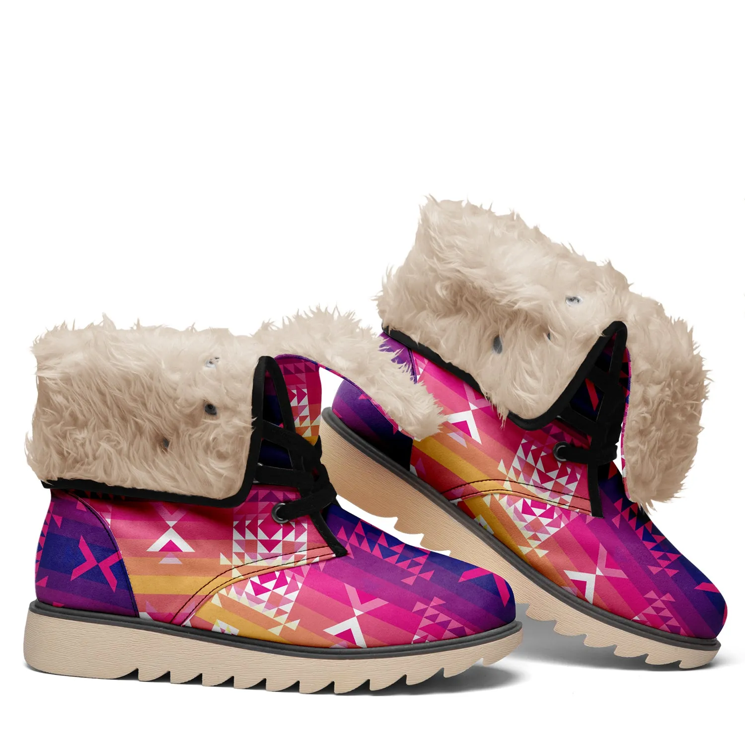 Soleil Overlay Polar Winter Boots