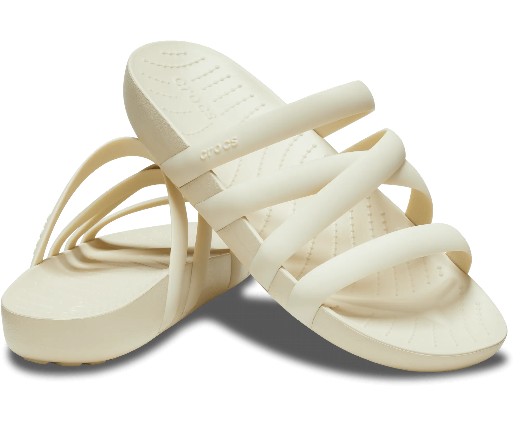 Splash Strappy Sandal - bone