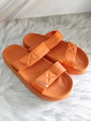 STRIPES SLIDDERS - ORANGE