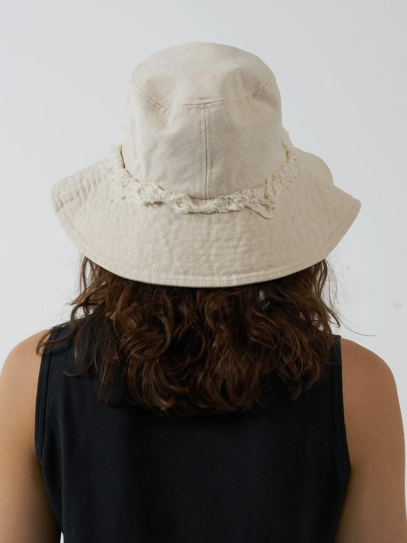 Thrills Canvas Bucket Hat  - Unbleached