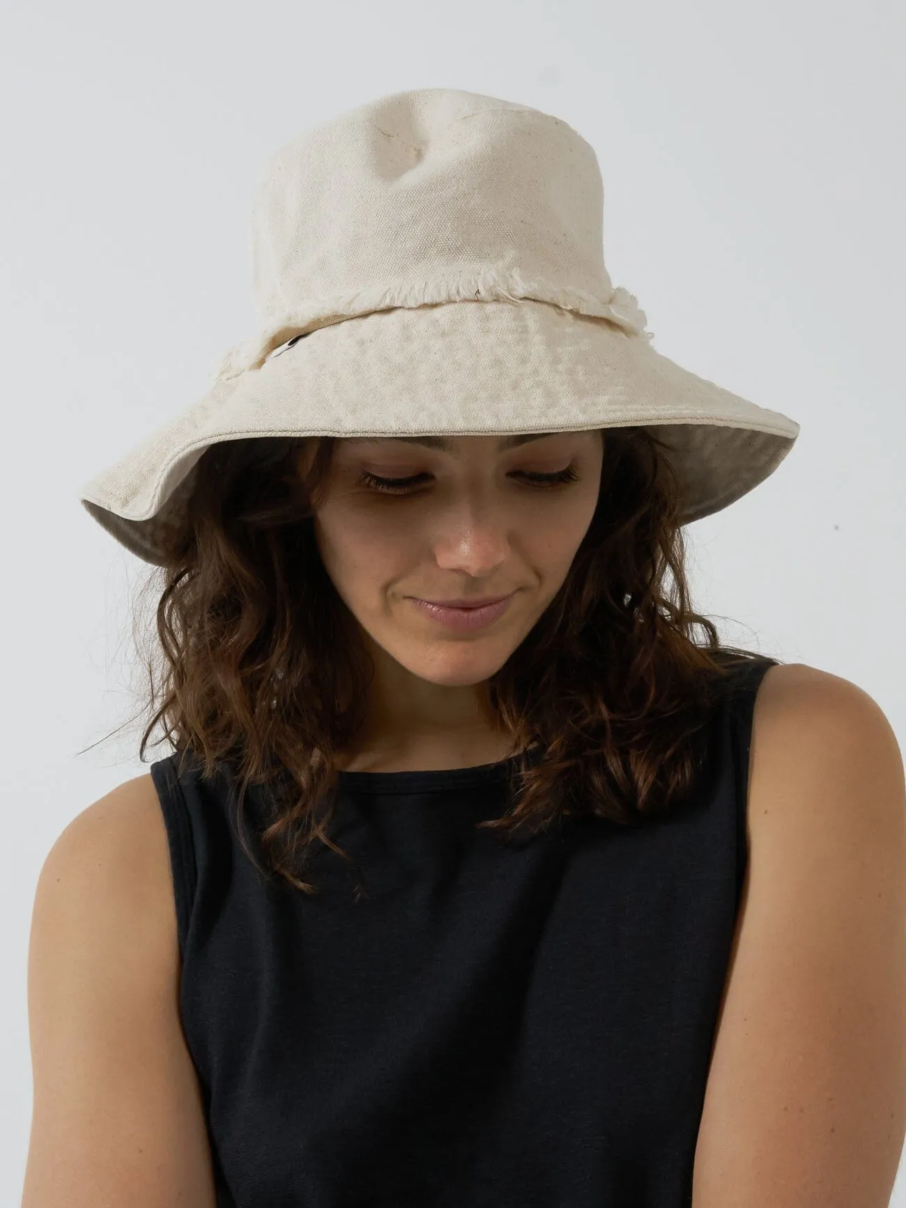 Thrills Canvas Bucket Hat  - Unbleached