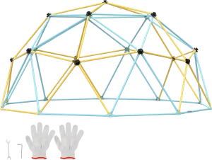 Vevor Climbing Dome 12' Jungle Gym Supports 750 Lbs. Outdoor Play Center New