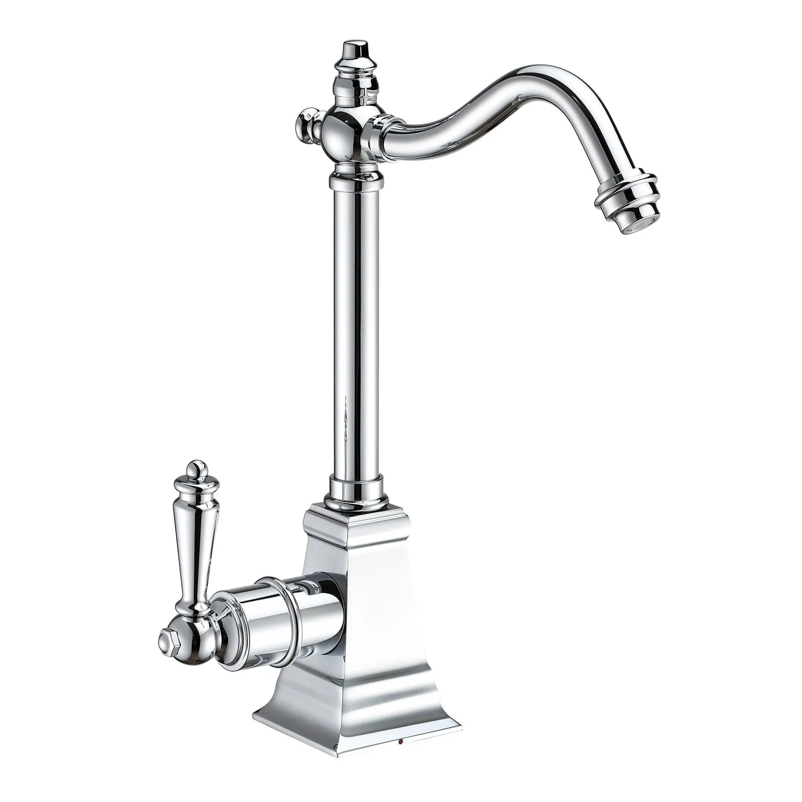 Whitehaus WHFH-H2011-C Point of Use Instant Hot Water Drinking Faucet with Swivel Spout