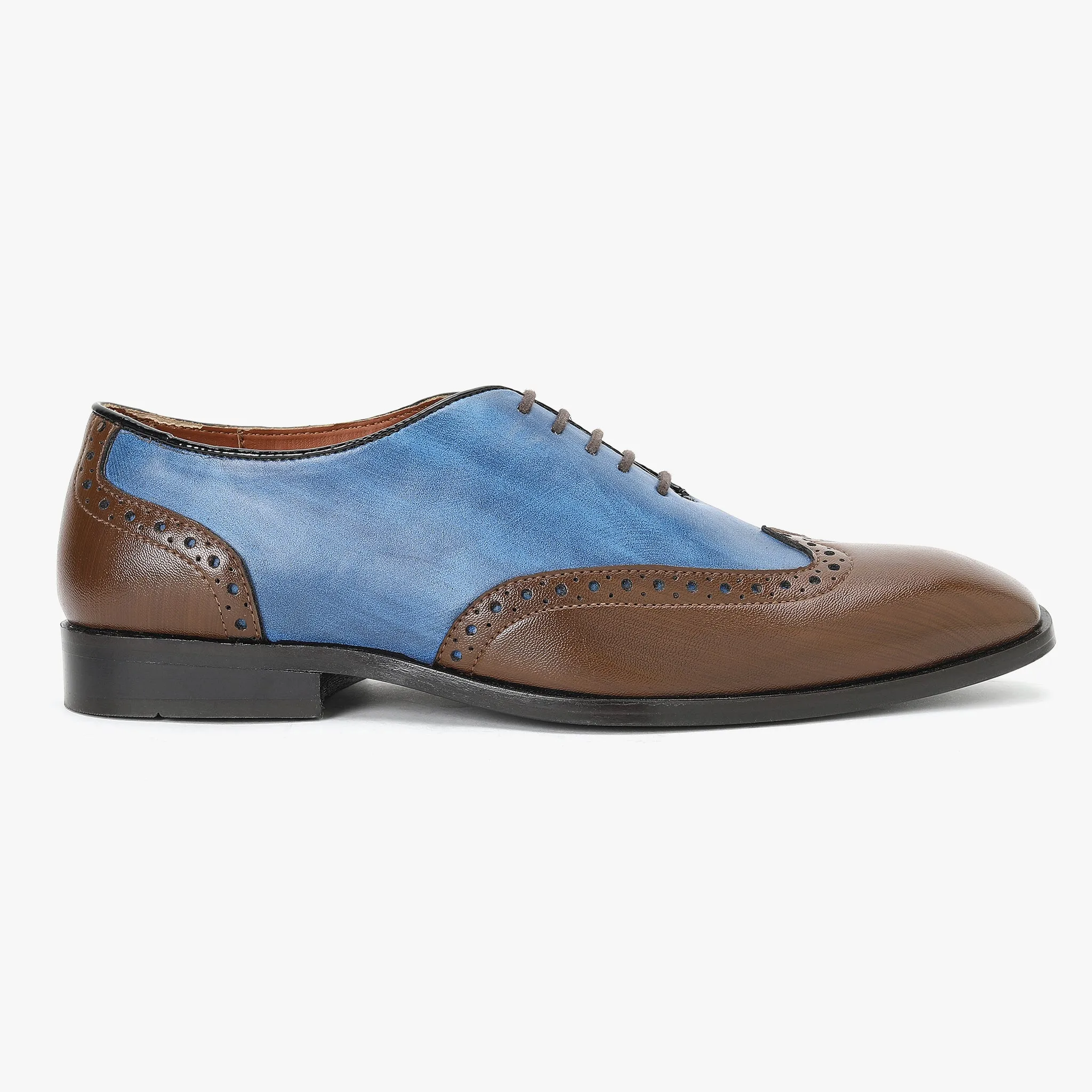 WING TIP DERBY SHOES