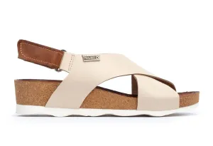 WOMEN'S PIKOLINOS MAHON CROSS - STRAPPED SANDAL | MARFIL