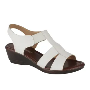 Women's Tia Sling Wedge Sandal White